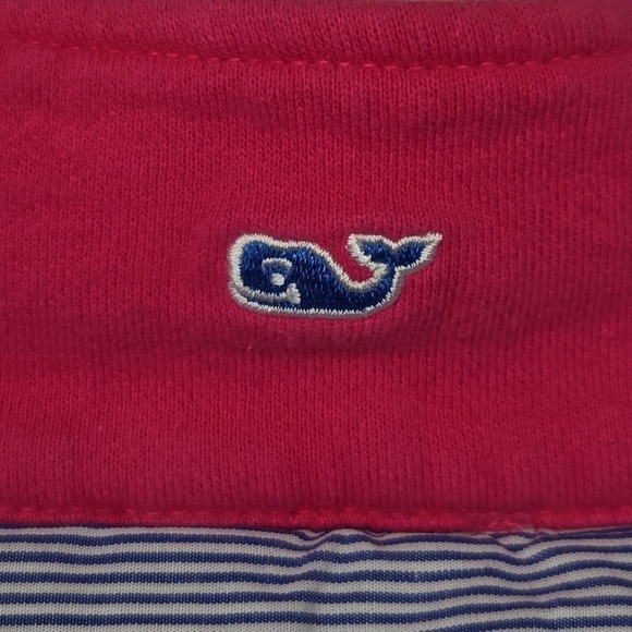 Vineyard Vines Women Preppy Pink Cape Cod Quarter Zip Pullover Sweatshirt Small - Picture 7 of 11